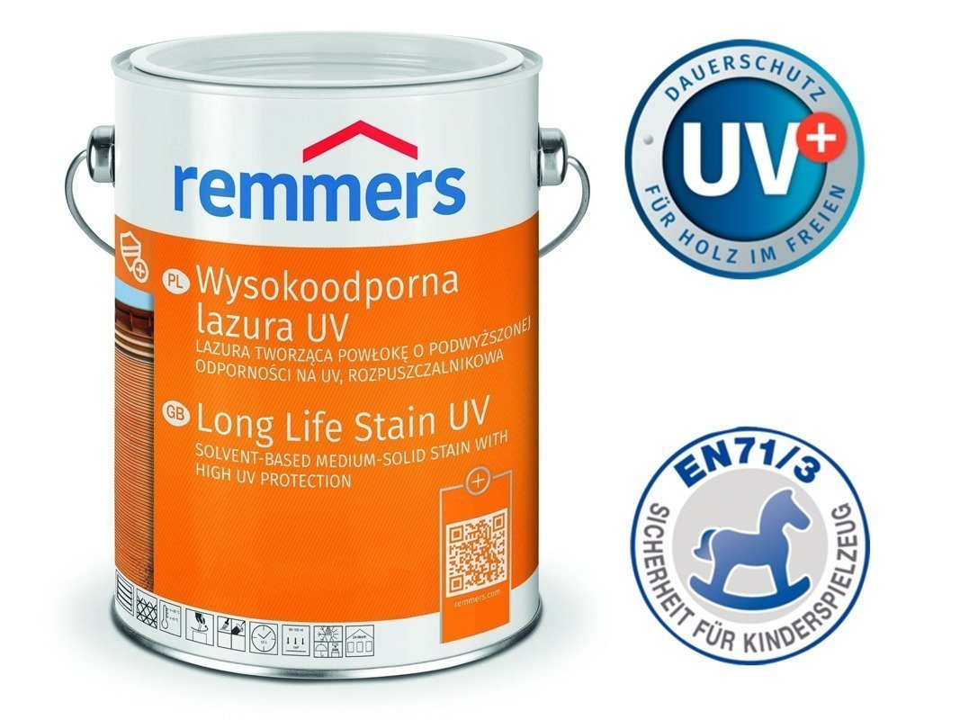 Dauerschutz-Lasur UV Remmers Dąb Jasny 5 L 2239